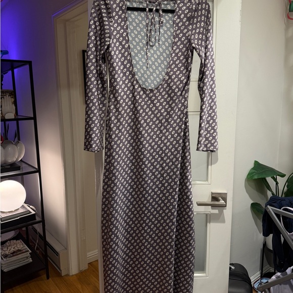 Vrg Grl El Mirage Bias Cut Maxi Dress | Mauve - Picture 4 of 5